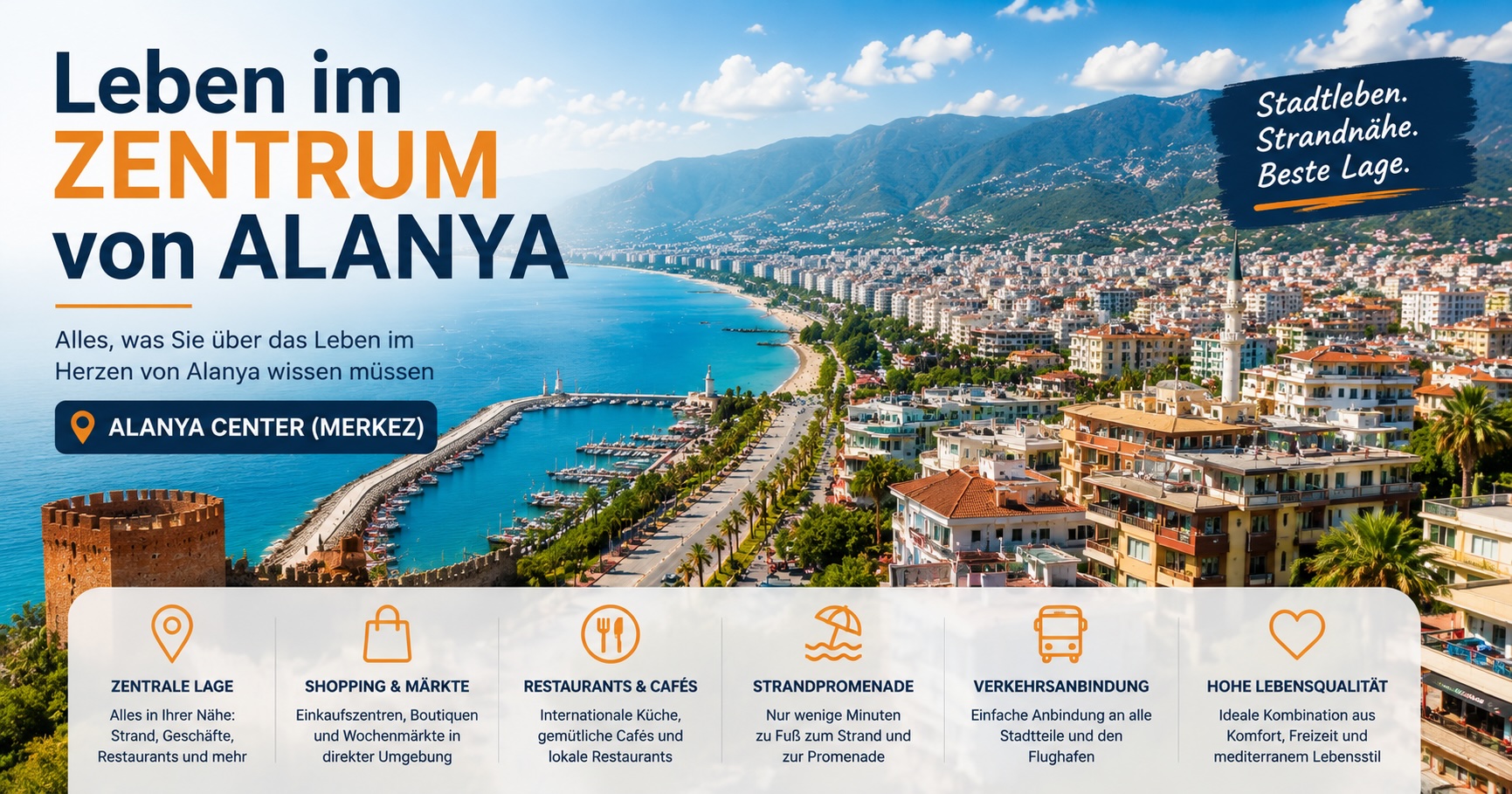 Leben im Zentrum von Alanya | Stadtführer 2026