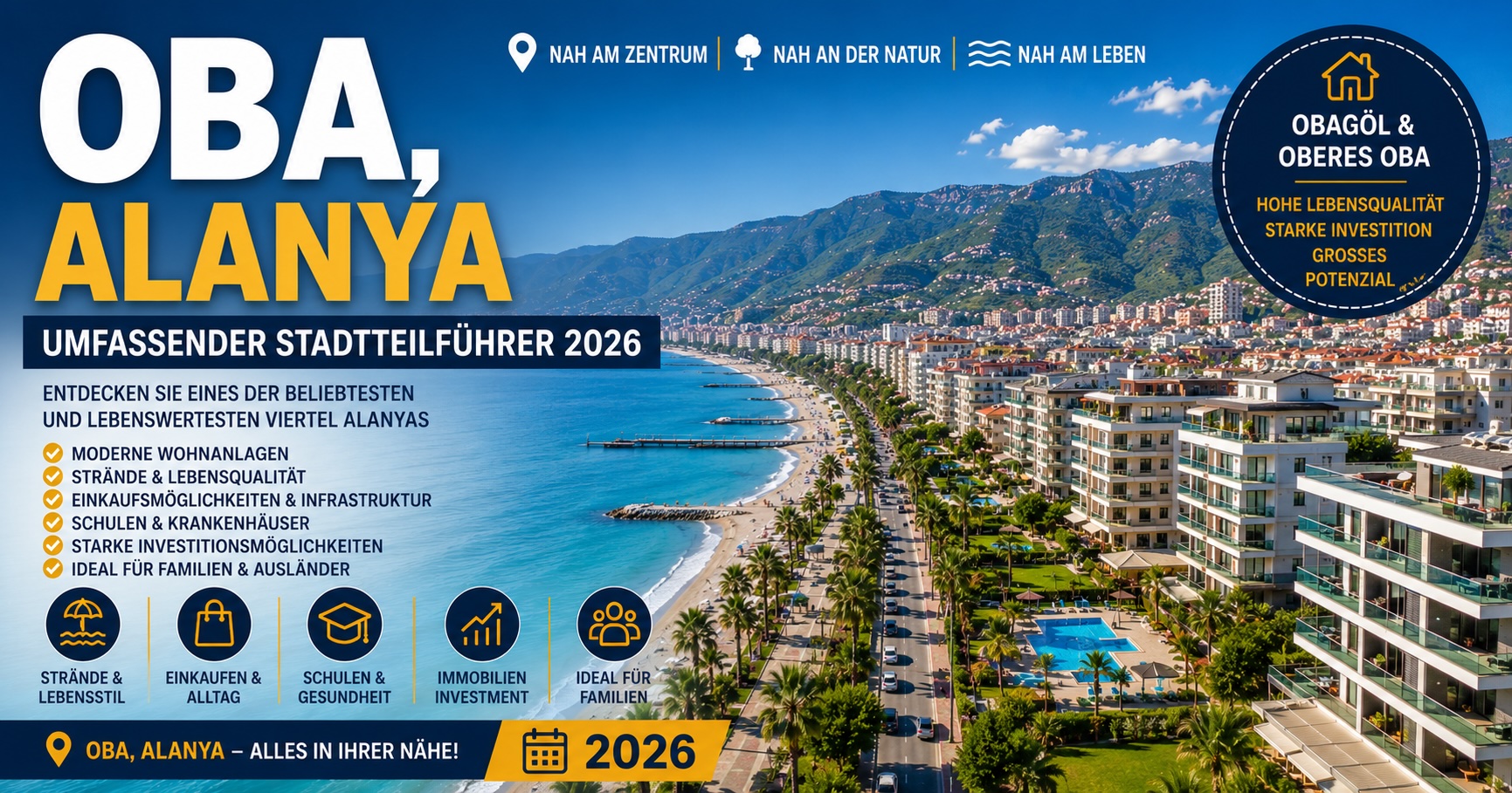 Oba, Alanya | Umfassender Stadtteilführer 2026