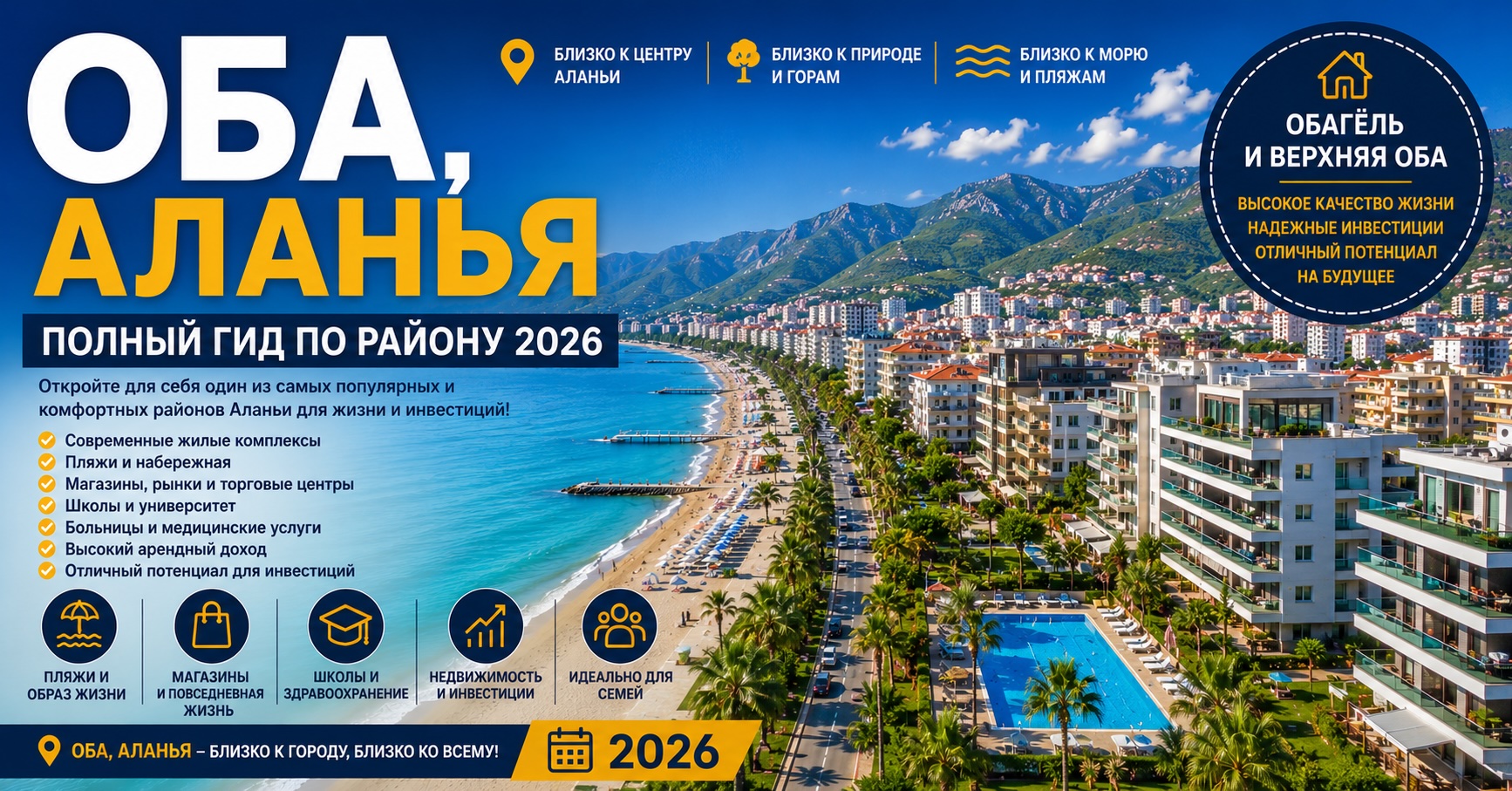 Оба, Аланья | Полный гид по району 2026