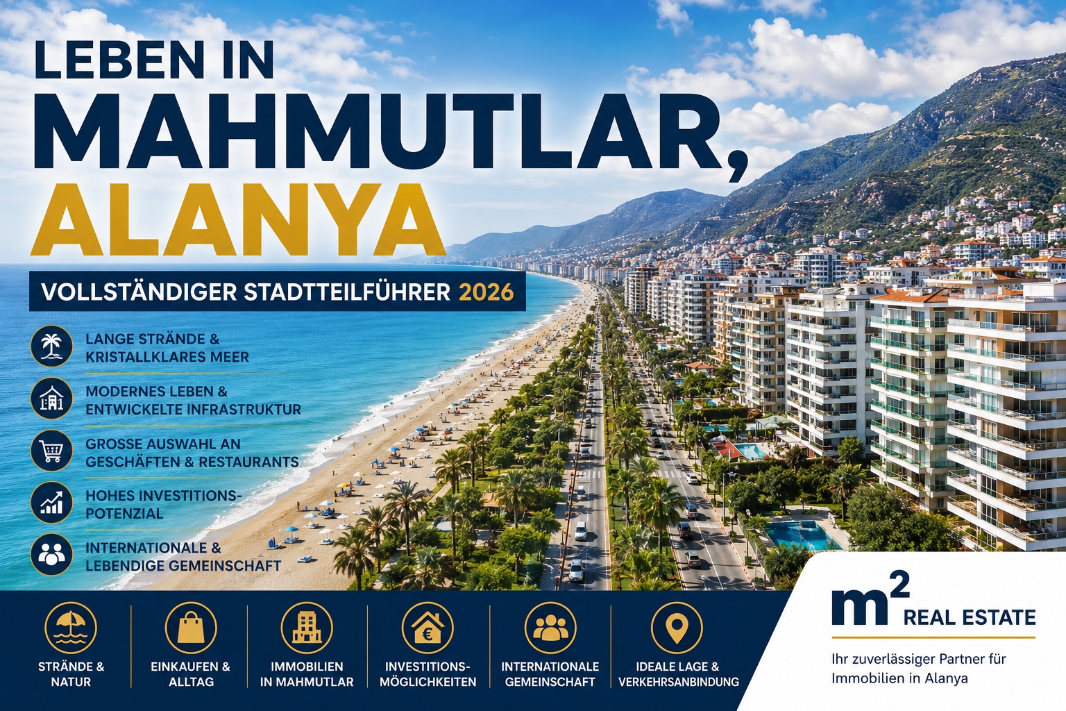 Leben in Mahmutlar, Alanya | Vollständiger Stadtteilführer 2026