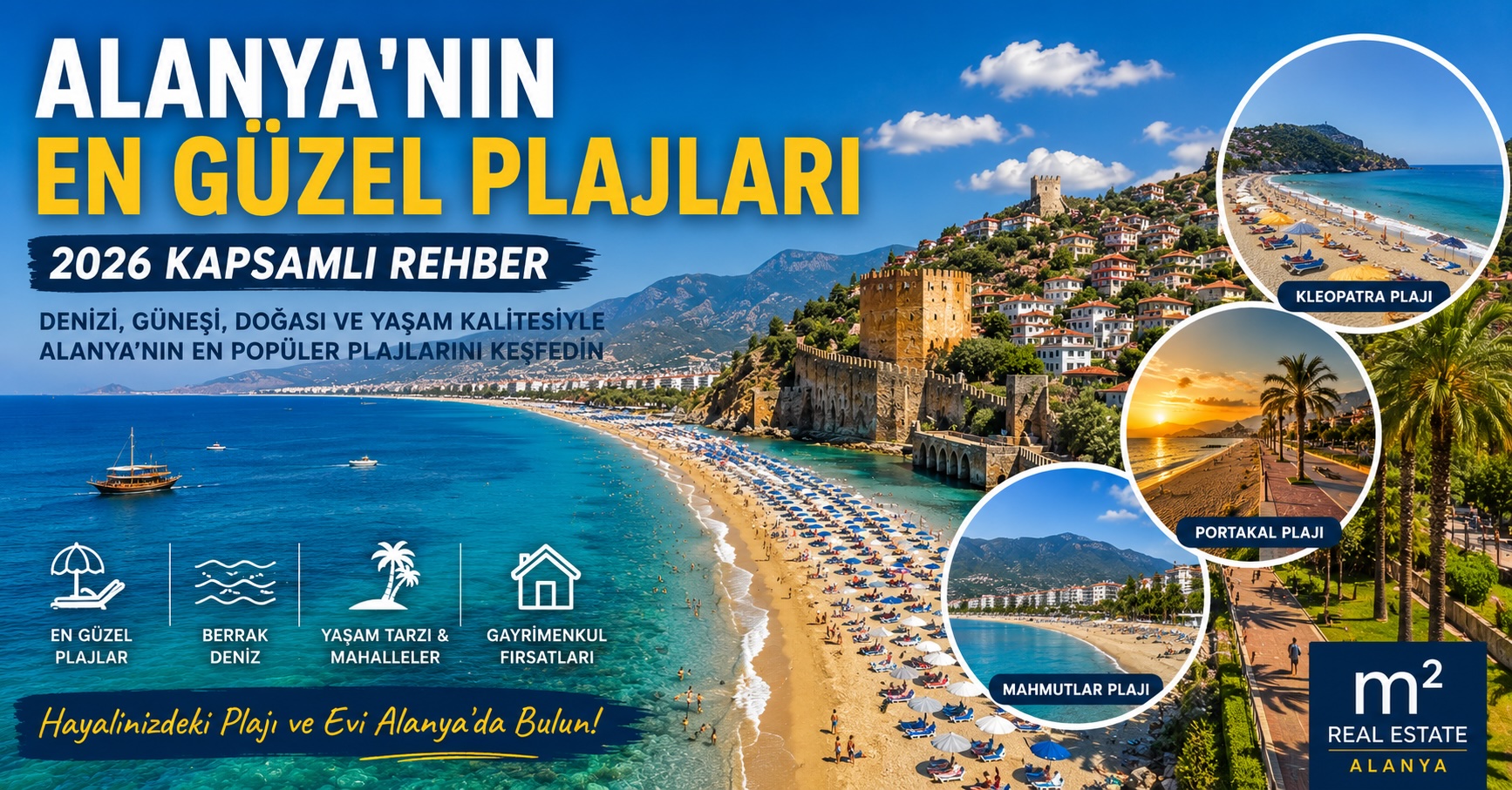Alanya’nın En Güzel Plajları (2026): Kapsamlı Plaj Rehberi