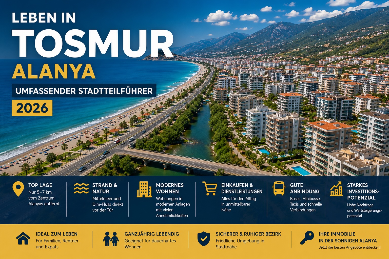 Leben in Tosmur, Alanya | Umfassender Stadtteilführer 2026