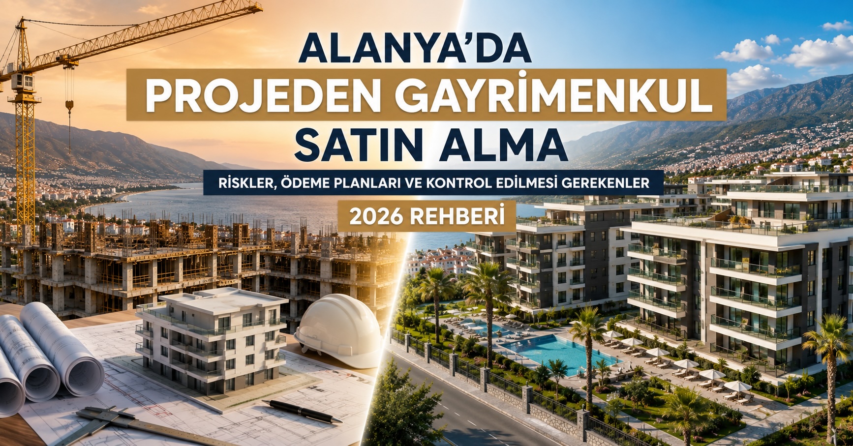 Alanya’da Projeden Gayrimenkul Satın Alma: Riskler, Ödeme Planları ve Kontrol Edilmesi Gerekenler (2026)