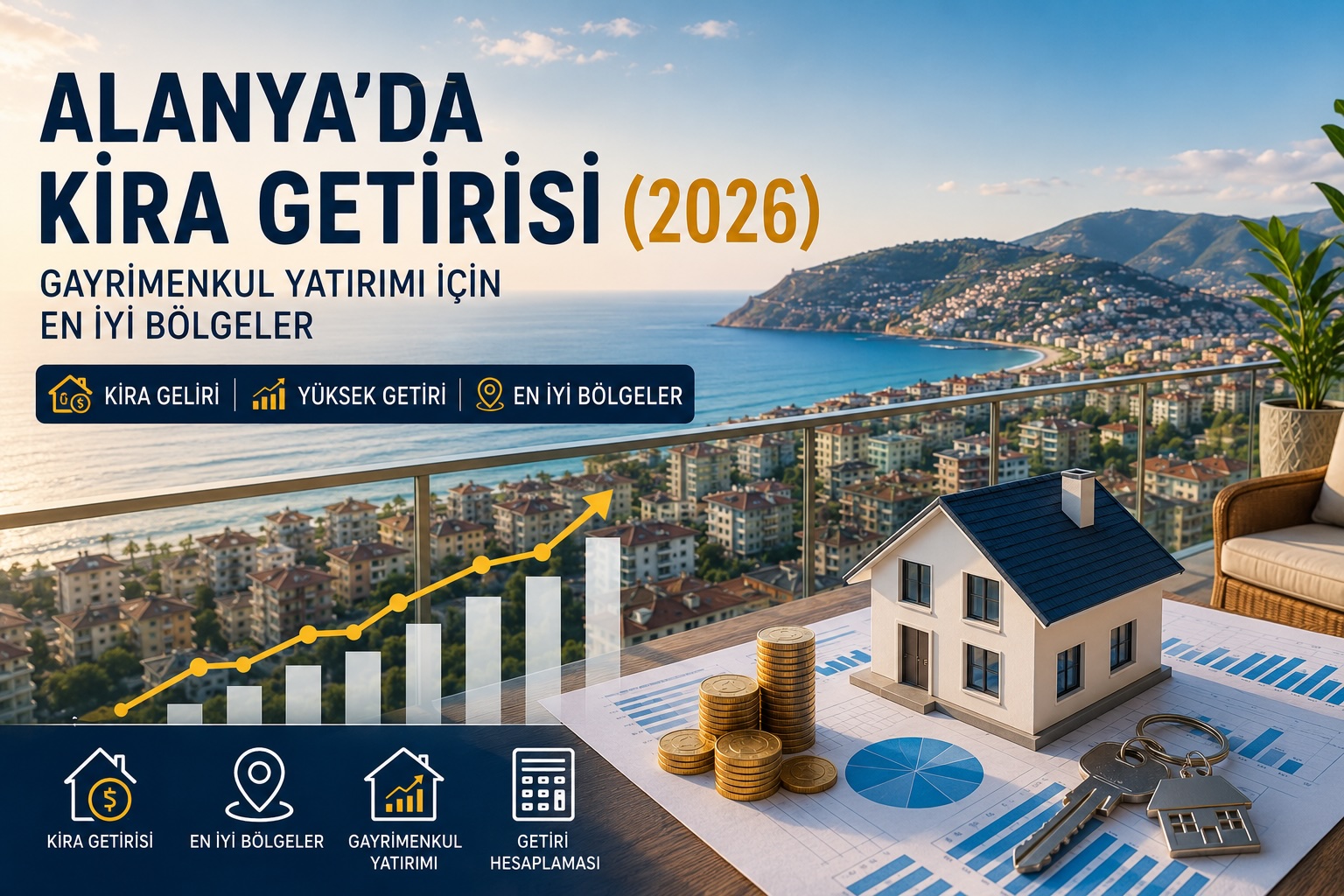 Alanya’da Kira Getirisi (2026): Gayrimenkul Yatırımı İçin En İyi Bölgeler