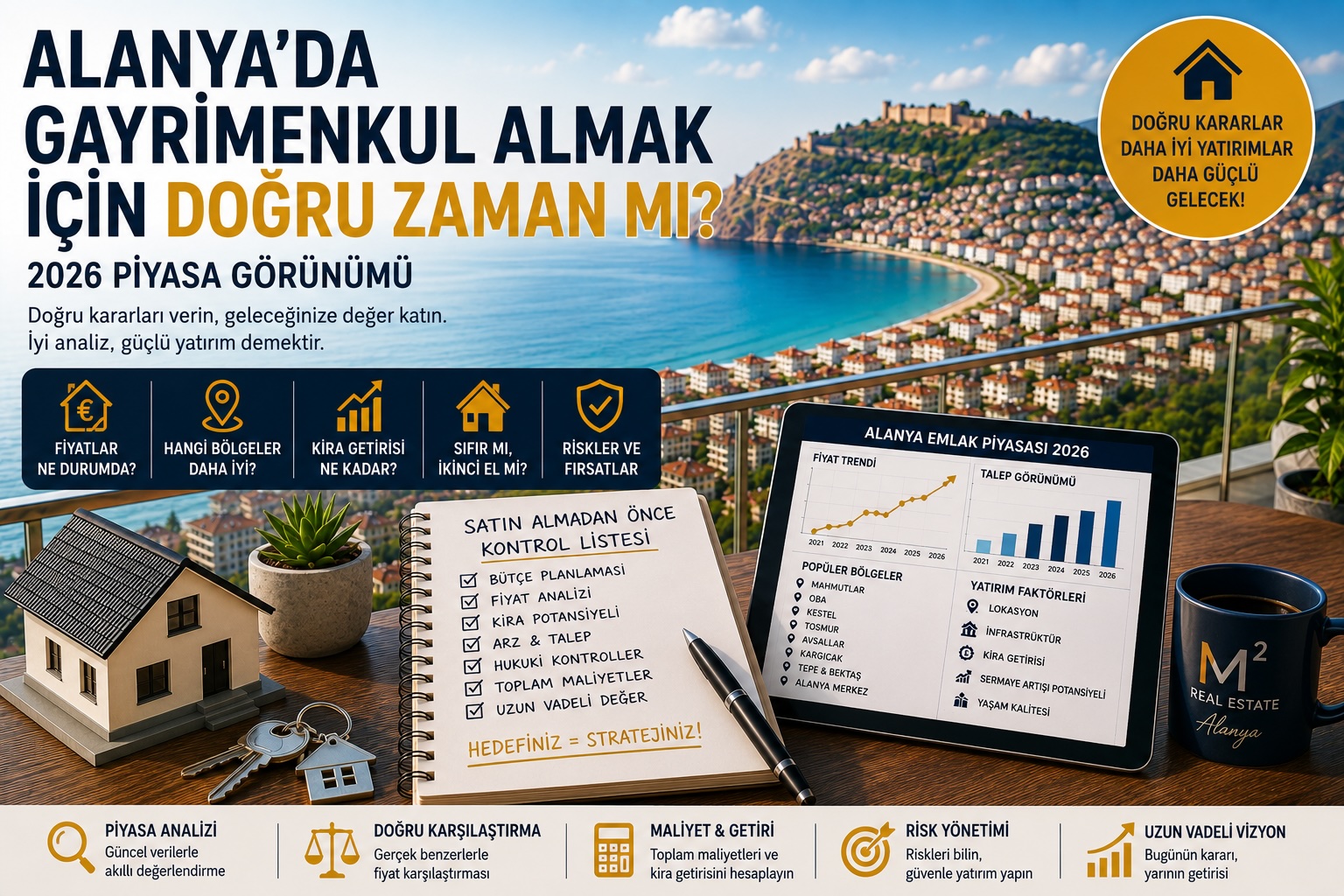 Alanya’da Gayrimenkul Almak İçin Doğru Zaman mı? 2026 Emlak Piyasası Görünümü