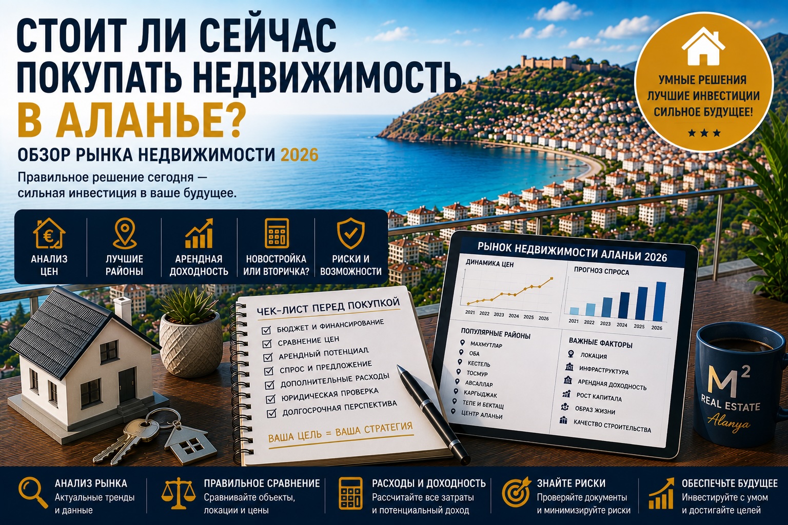 Стоит ли сейчас покупать недвижимость в Аланье? Обзор рынка 2026