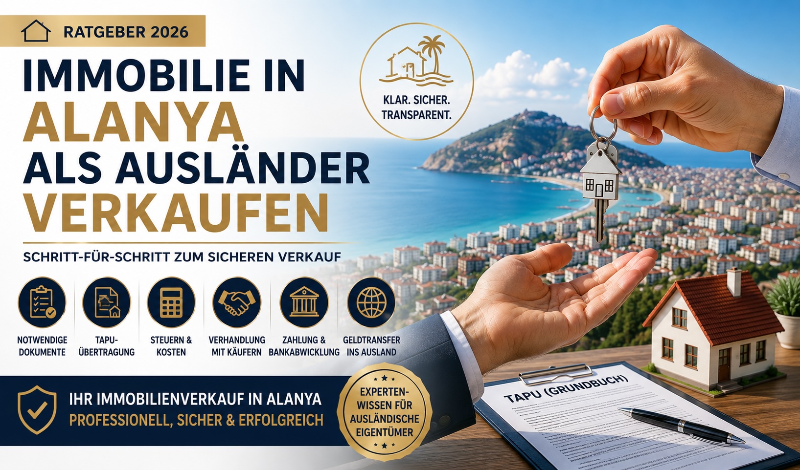 Immobilie in Alanya als Ausländer verkaufen | Ratgeber 2026