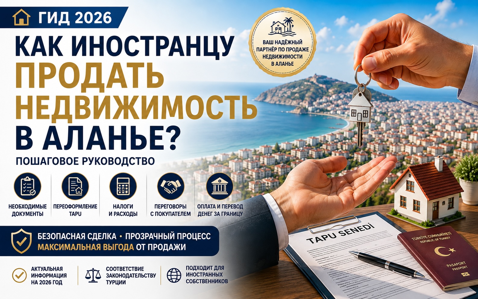 Как иностранцу продать недвижимость в Аланье | Гид 2026