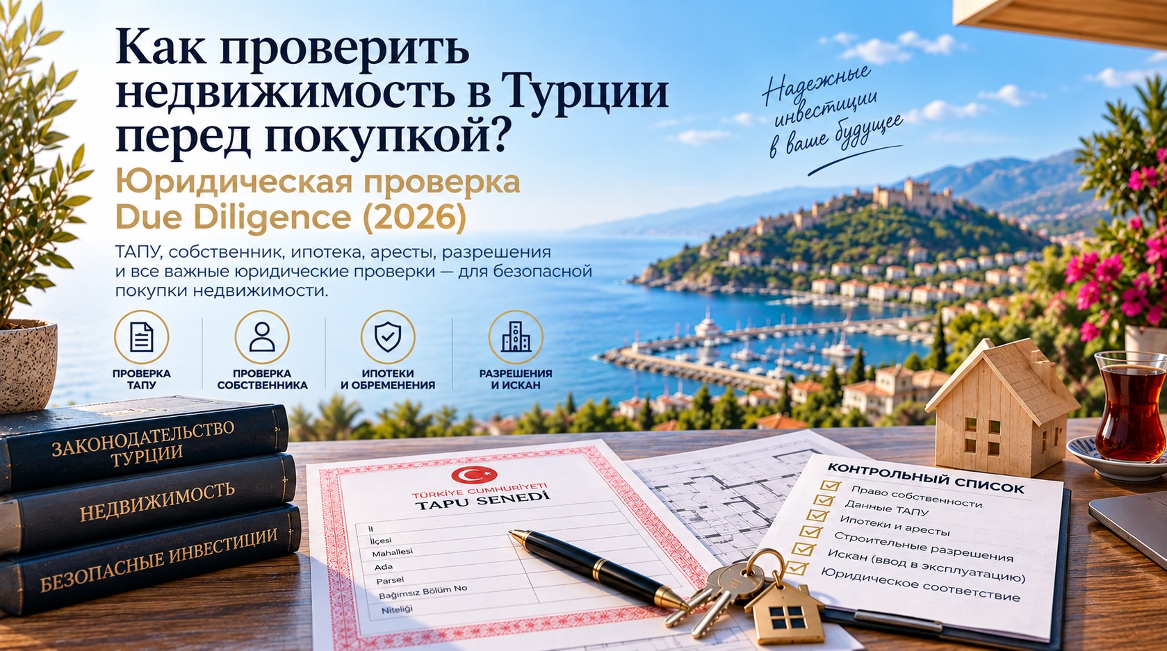 Как проверить недвижимость в Турции перед покупкой: юридическая проверка Due Diligence (2026)