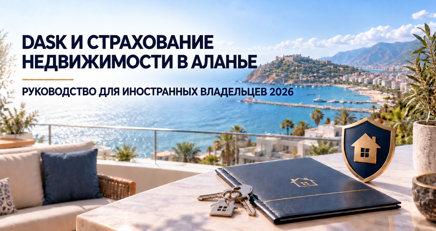 DASK и страхование недвижимости в Аланье: руководство для иностранных владельцев (2026)