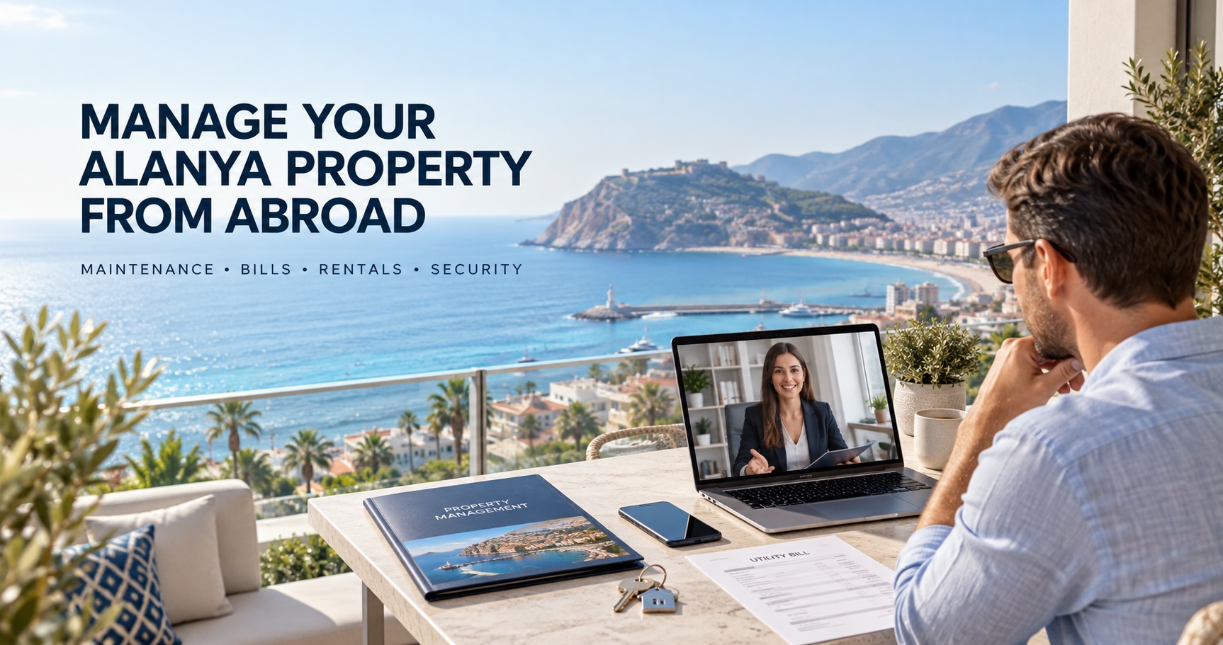 How to Manage Property in Alanya from Abroad: Maintenance, Bills, Rentals & Security (2026)