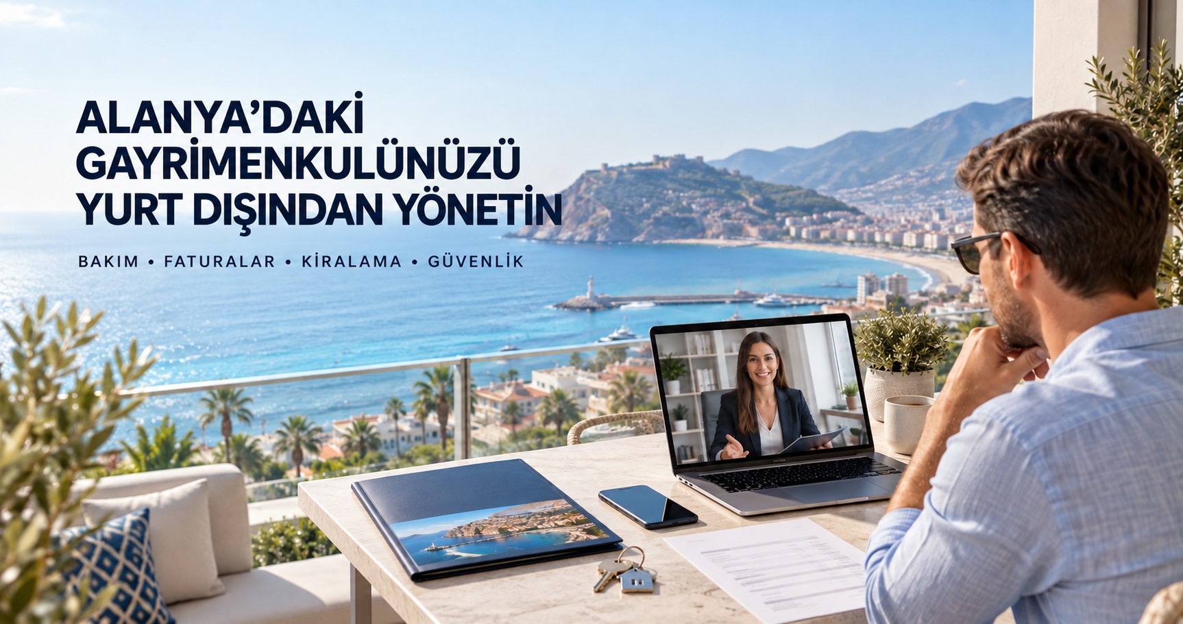 Yurt Dışından Alanya’daki Gayrimenkul Nasıl Yönetilir? Bakım, Faturalar, Kiralama ve Güvenlik (2026)