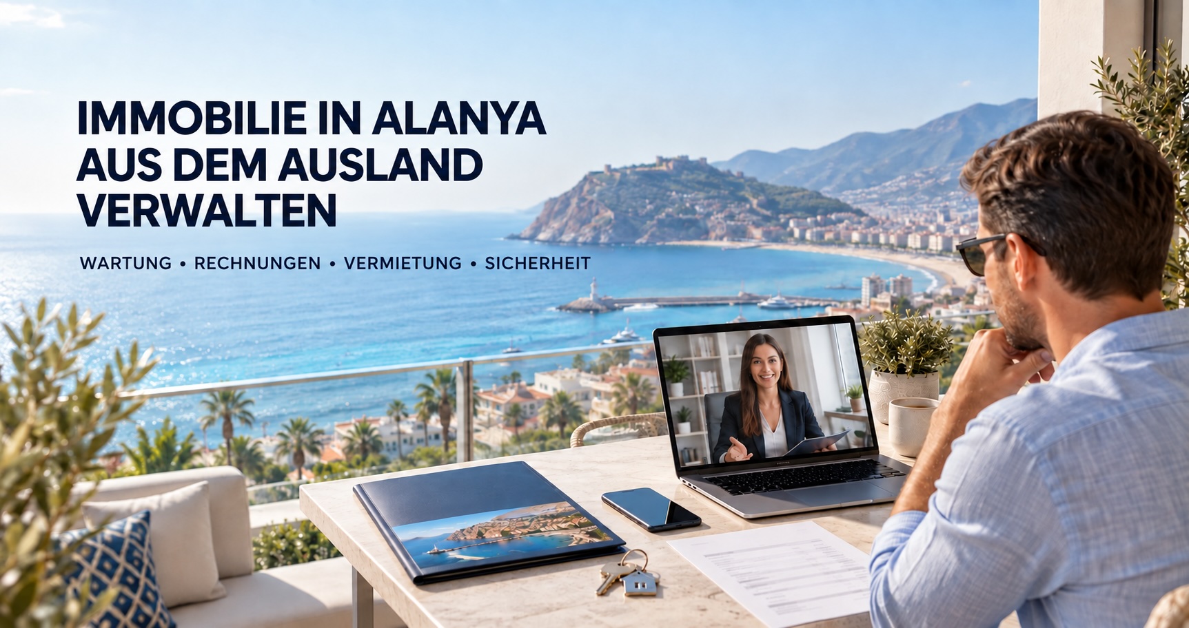 Immobilie in Alanya aus dem Ausland verwalten: Kosten, Vermietung und Sicherheit (2026)
