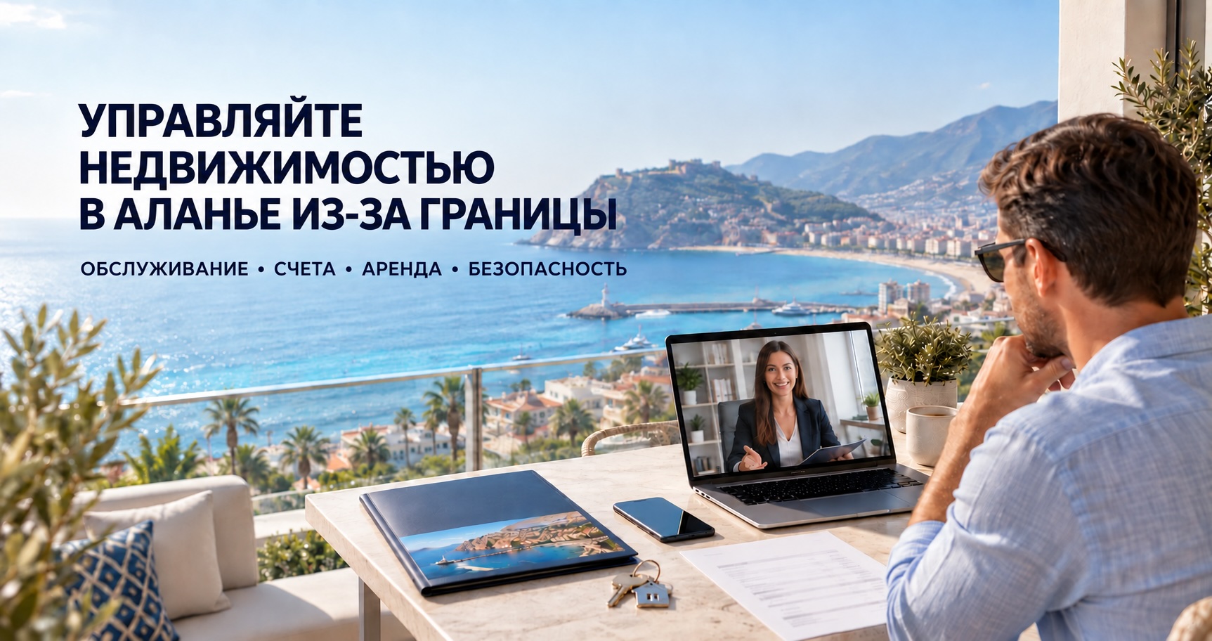 Как управлять недвижимостью в Аланье из-за границы: расходы, аренда и безопасность (2026)