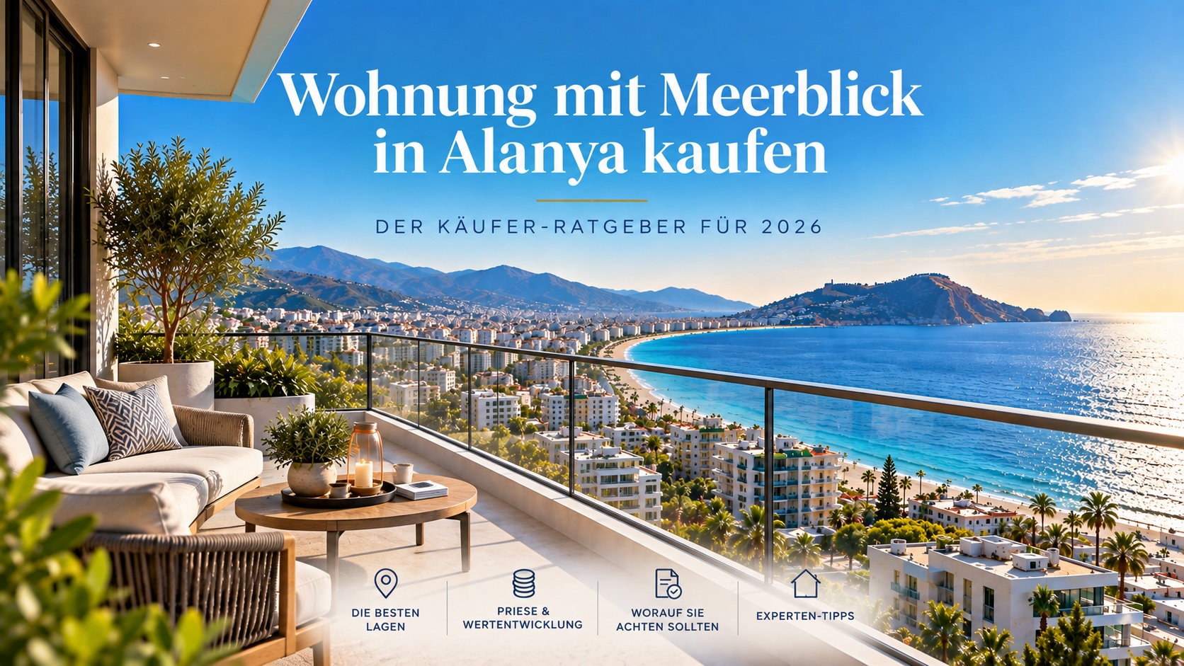 Wohnung mit Meerblick in Alanya kaufen: Käufer-Ratgeber 2026