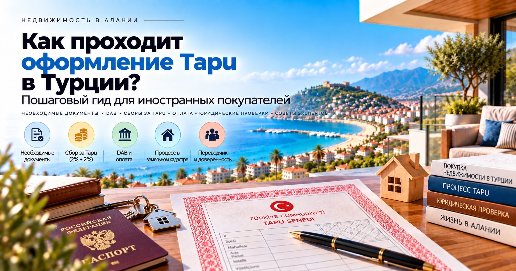 Как проходит оформление Tapu при покупке недвижимости в Турции? Пошаговый гид