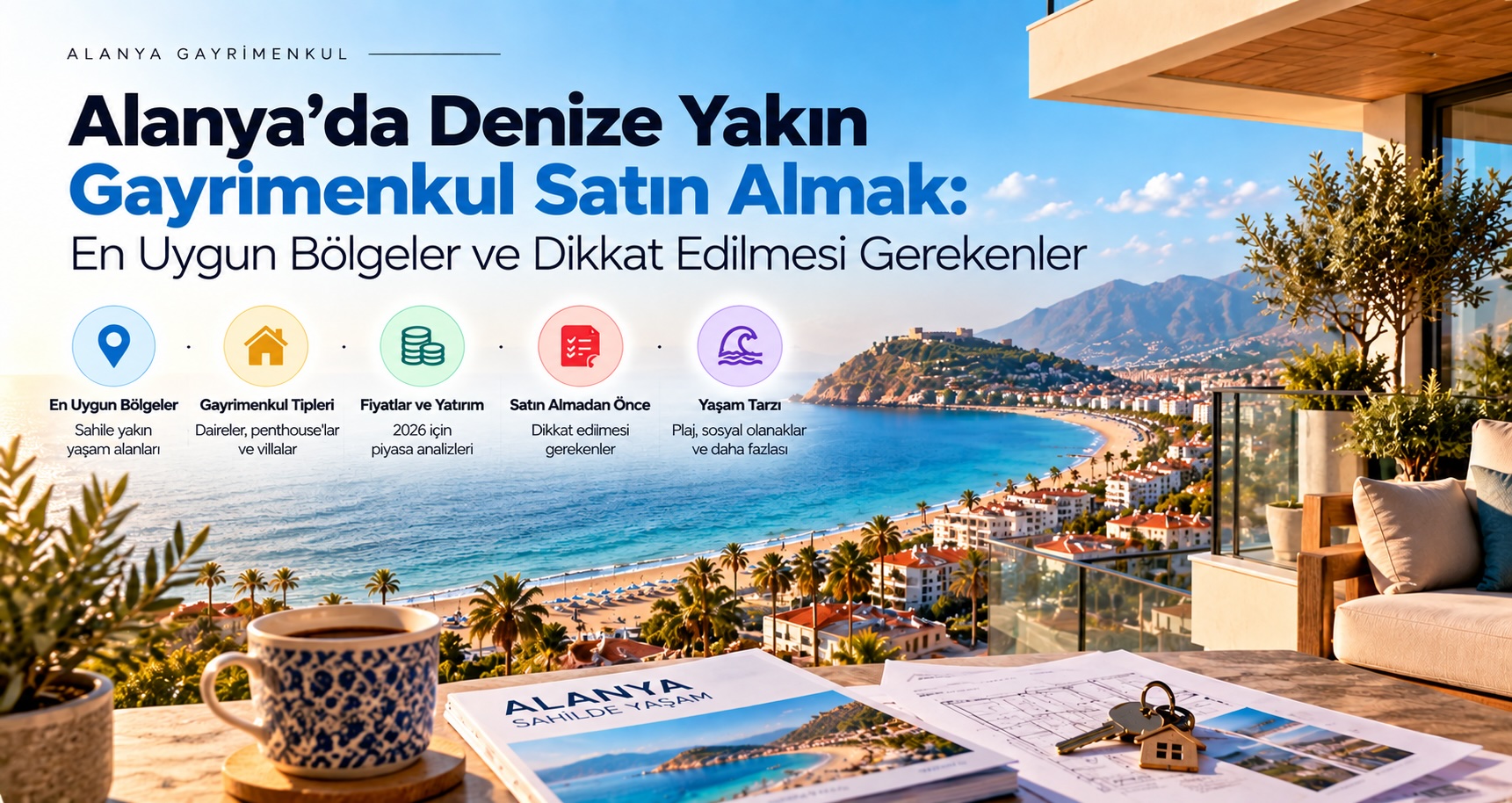Alanya’da Denize Yakın Gayrimenkul Satın Almak: En Uygun Bölgeler ve Dikkat Edilmesi Gerekenler (2026)