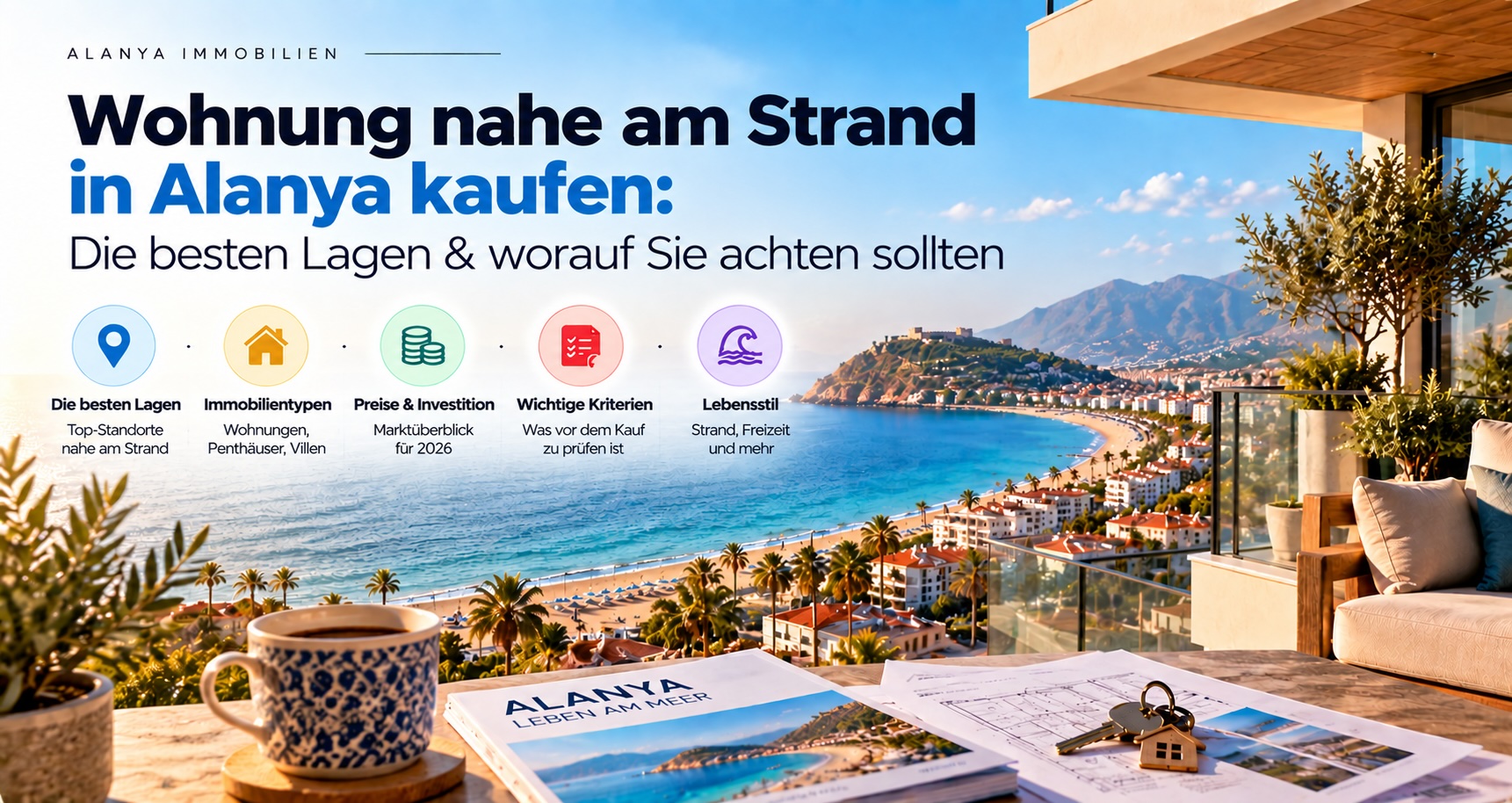 Wohnung nahe am Strand in Alanya kaufen: Die besten Lagen & worauf Sie achten sollten (2026)
