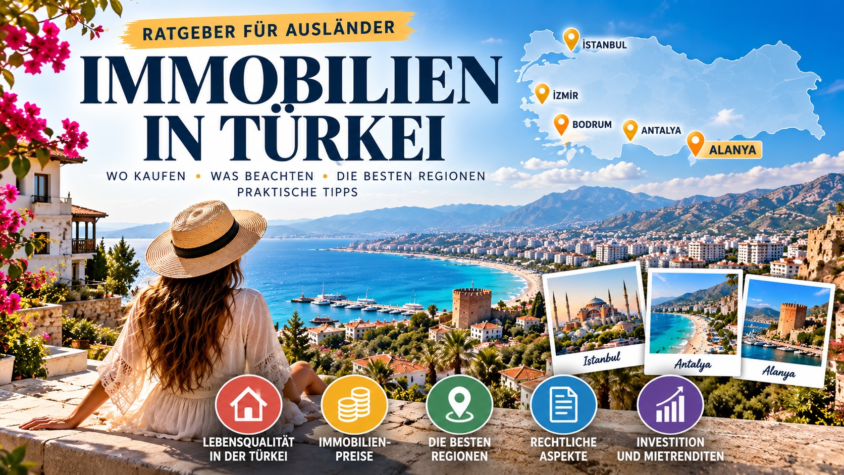 Immobilien in der Türkei kaufen: Regionen im Vergleich für ausländische Käufer