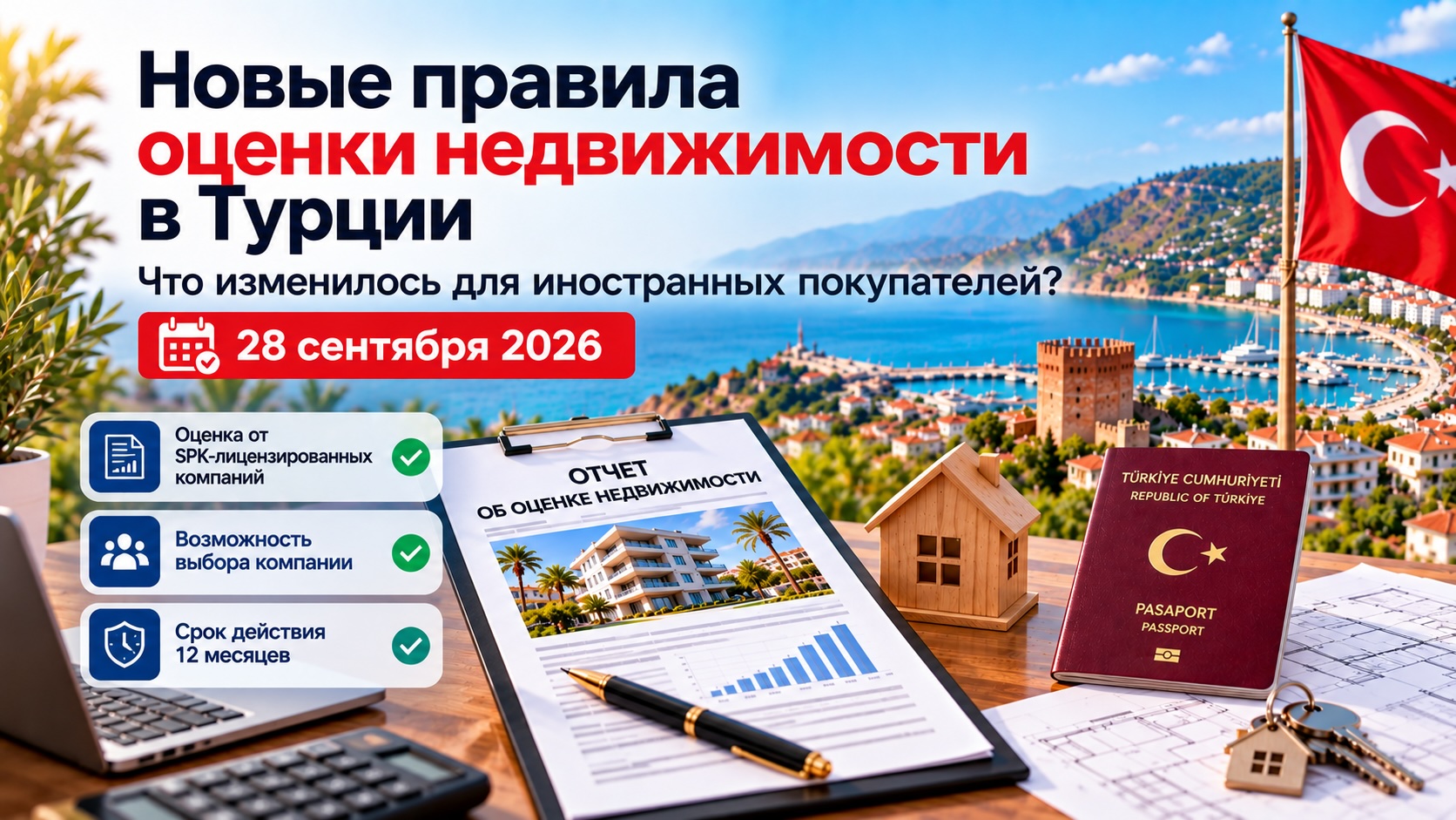 Новые правила оценки недвижимости в Турции: что изменилось для иностранных покупателей