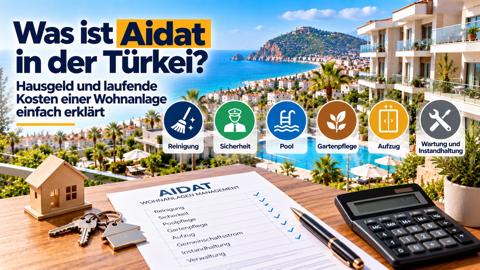 Was ist Aidat in der Türkei? Hausgeld und laufende Kosten einer Wohnanlage erklärt
