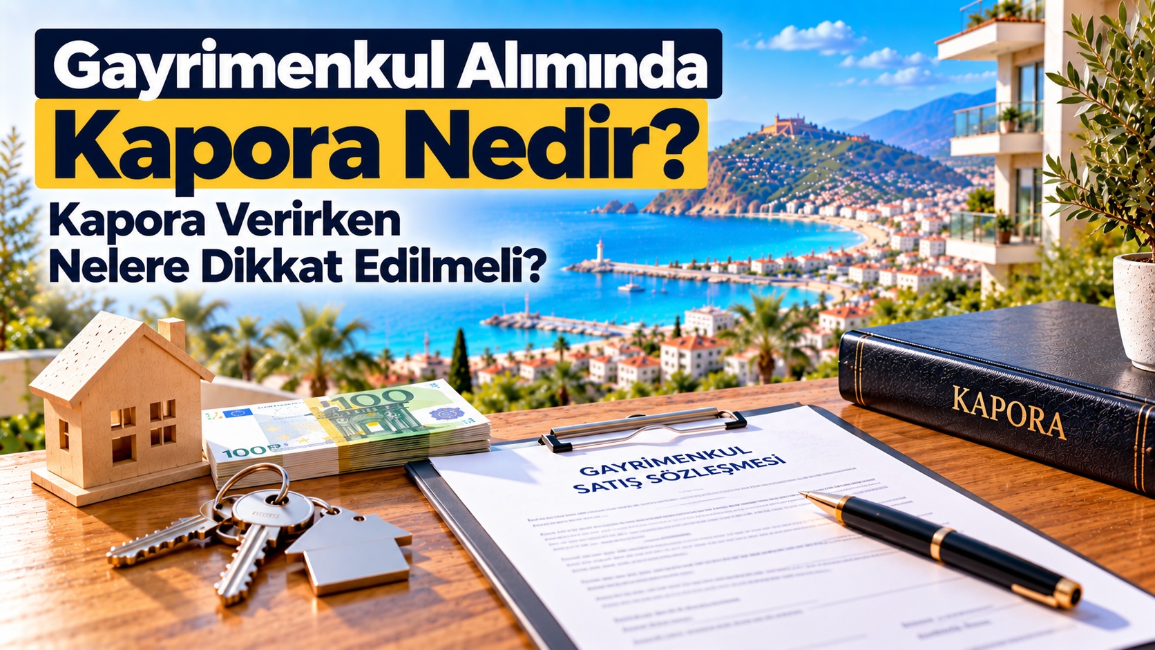 Gayrimenkul Alımında Kapora Nedir? Kapora Verirken Nelere Dikkat Edilmeli?
