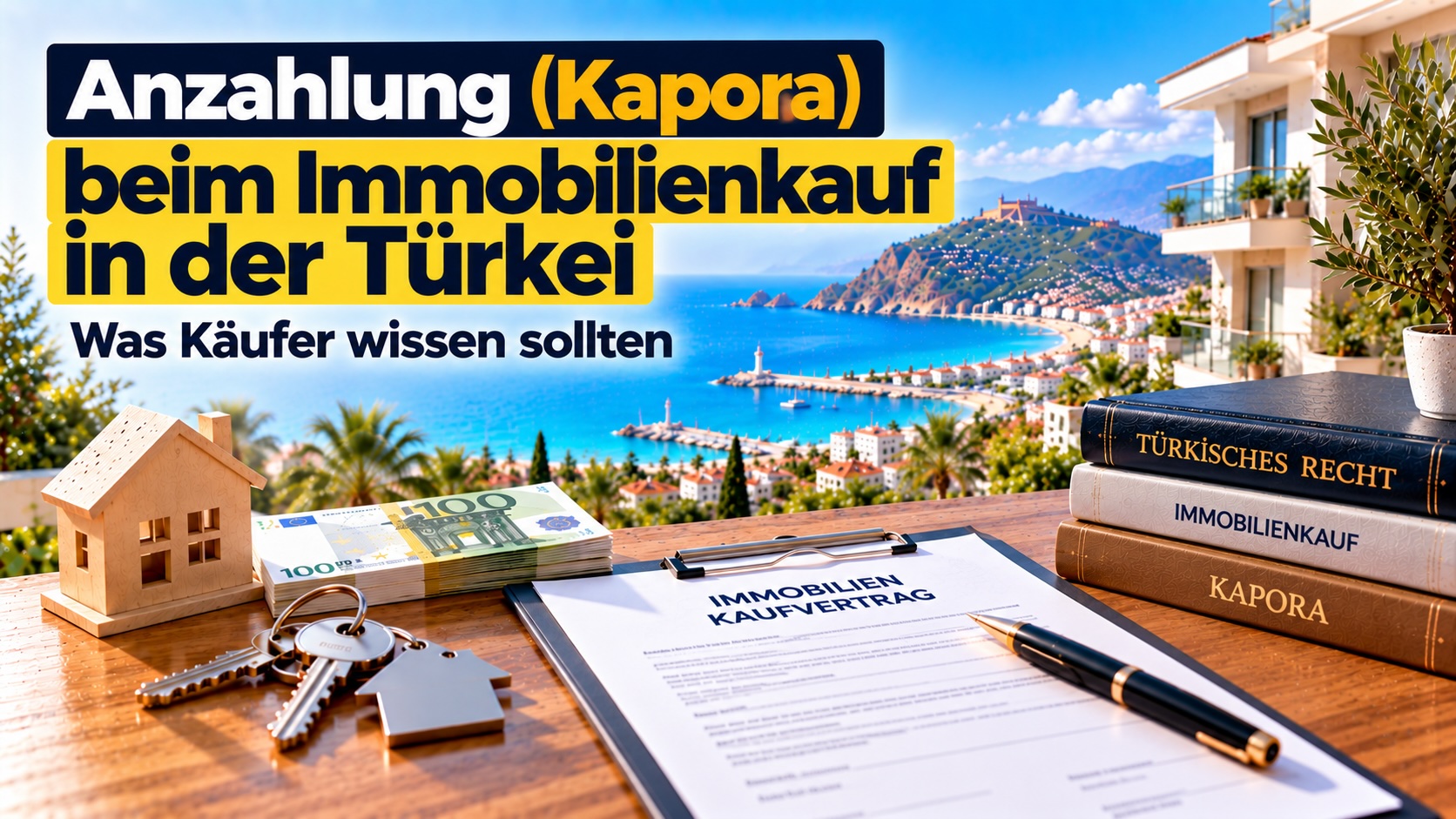 Anzahlung beim Immobilienkauf in der Türkei: Was bedeutet Kapora?