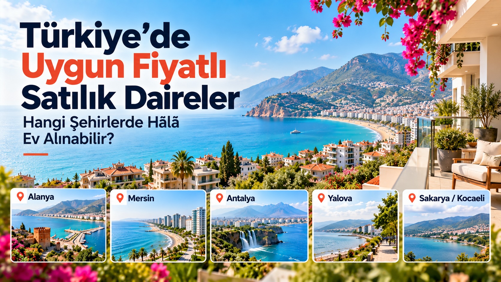 Türkiye’de Uygun Fiyatlı Satılık Daireler: Hangi Şehirlerde Hâlâ Ev Alınabilir?