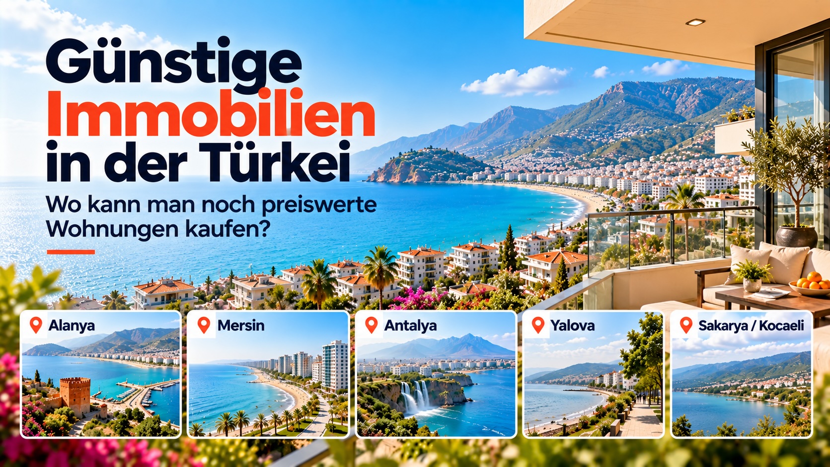 Günstige Immobilien in der Türkei: Wo kann man noch preiswerte Wohnungen kaufen?