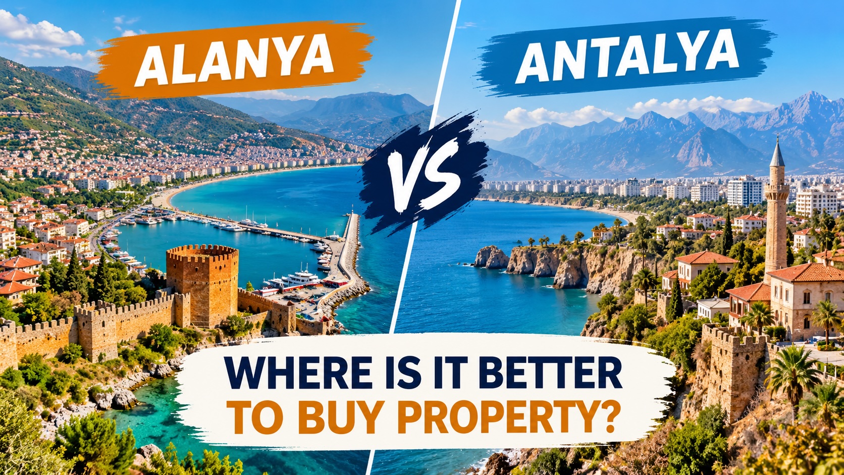 Alanya vs Antalya: Where Is It Better to Buy Property?