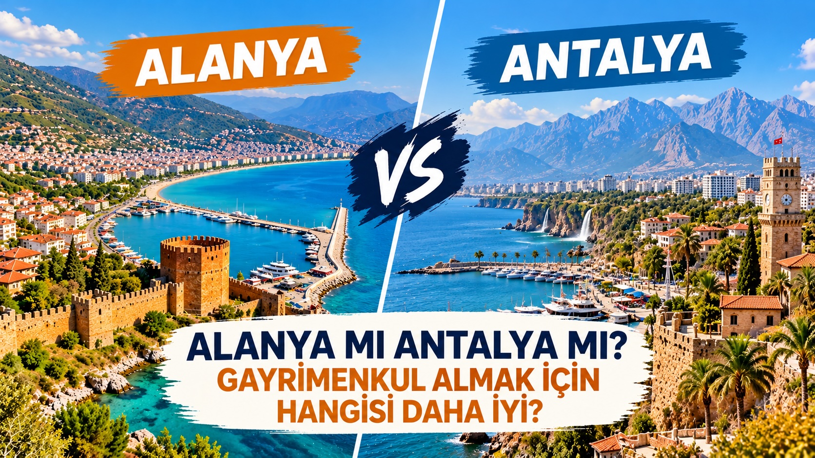 Alanya mı Antalya mı? Ev Almak İçin Gayrimenkul Nerede Alınmalı?
