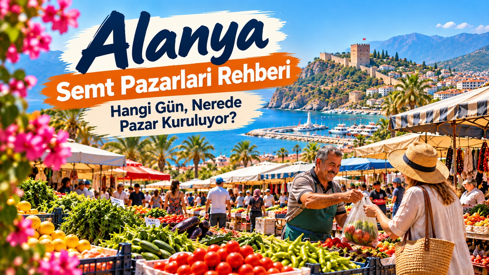Alanya Semt Pazarları: Hangi Gün, Nerede Kurulur?