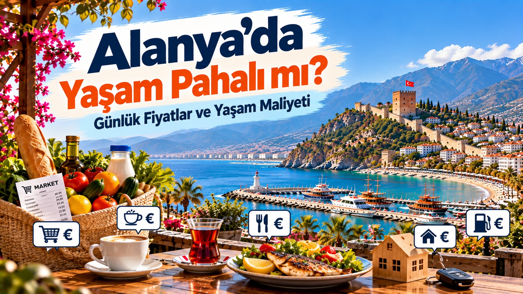 Alanya Pahalı mı? Günlük Yaşam Giderleri ve Fiyatlar Rehberi