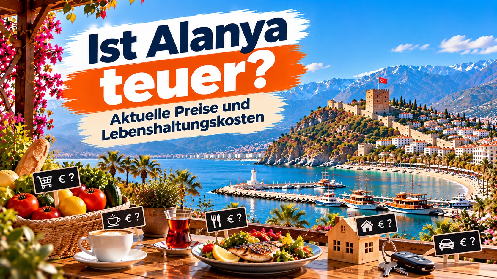 Ist Alanya teuer? Alltagspreise & Budget vor dem Immobilienkauf in der Türkei