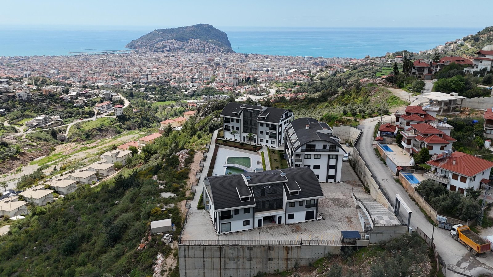 Furnished 2+1 Apartment for Sale in Tepe City Renata | Castle & Sea View | Ready to Move In