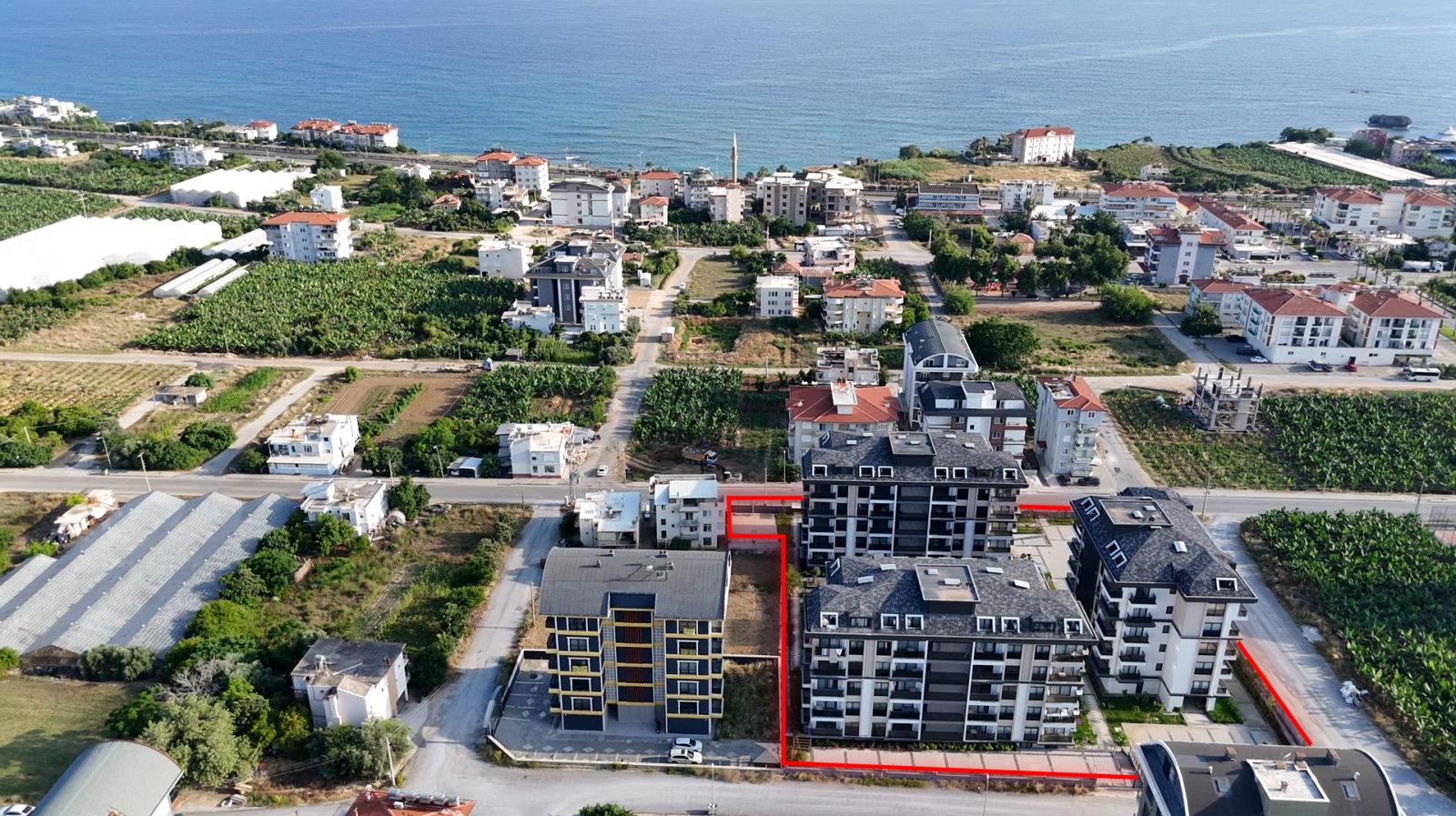 Brand-New Furnished 1+1 Apartment with Sea View in Eliz Paradise Residence, Okurcalar | Airbnb Approved