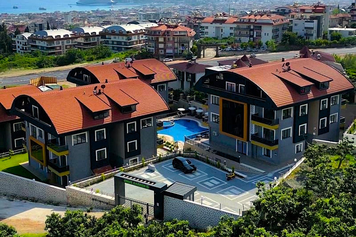 2+1 Garden Duplex for Sale in Büyükhasbahçe, Alanya | Onur Garden