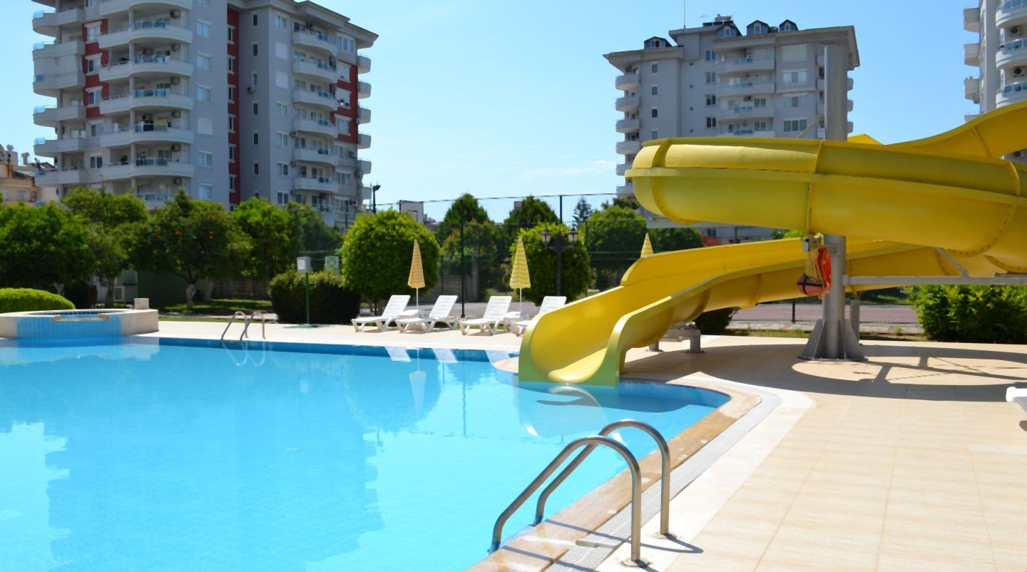 Fully Sea View 1+1 Furnished Apartment for Sale in Cikcilli, Alanya – Lemon Garden