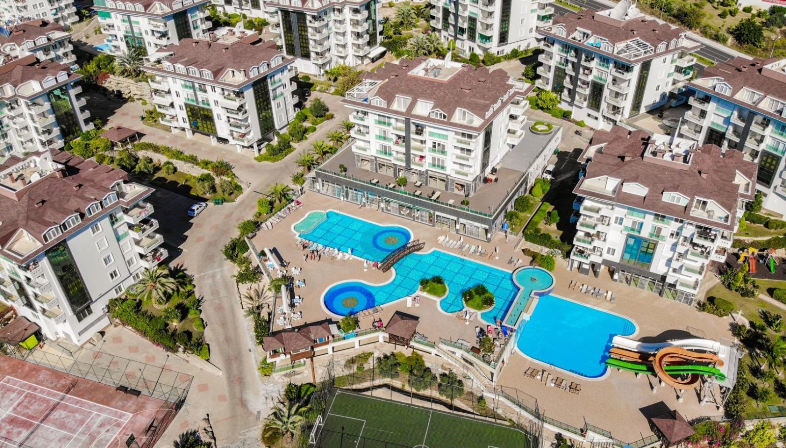 Spacious Furnished 1+1 Apartment in Oba Olive City, Alanya