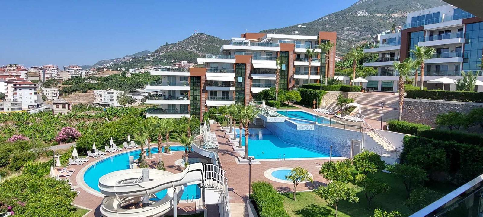 2+1 Fully Furnished Apartment for Sale in Aramis Terrace, Oba Alanya